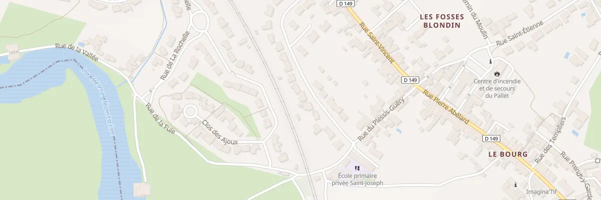 Plan du 22 Rue étienne sautejeau au Pallet