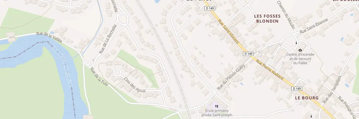 Plan du 20 Rue étienne sautejeau au Pallet