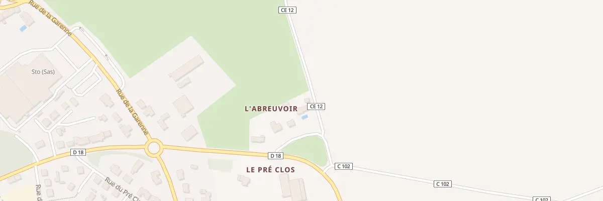 Plan du 4 L’Abreuvoir à La Copechagnière