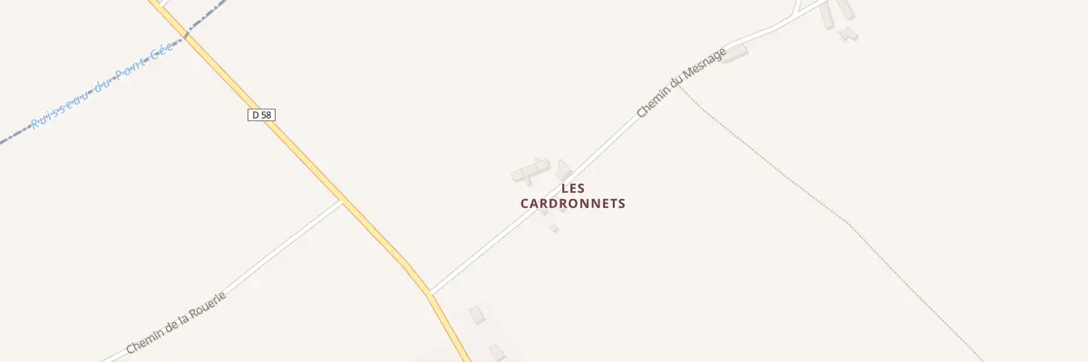 Plan du 8 Les Cardronnets à Roncey