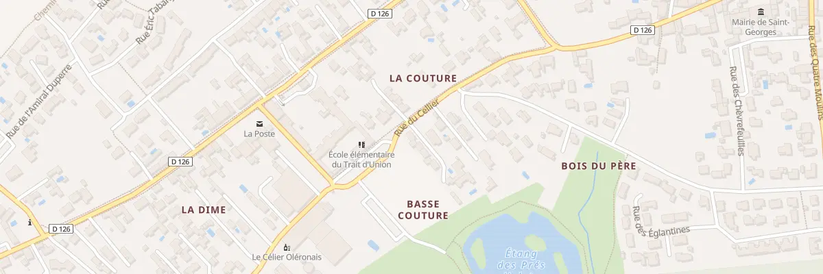Plan du 215 Rue du Cellier à Saint-Georges-d’Oléron