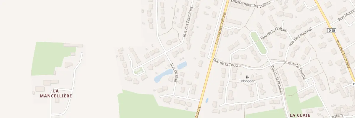 Plan du 25 Rue des Fontaines à Louvigné-de-Bais