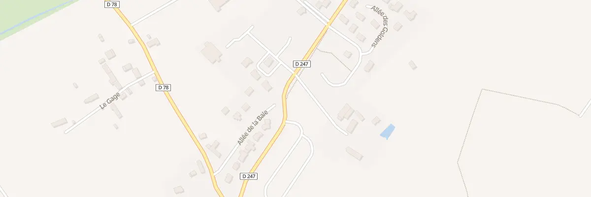 Plan du 41 Rue de la Baie - Saint Martin à Avranches