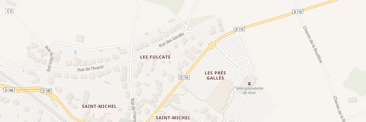 Plan du 15 Rue des sports au Pallet