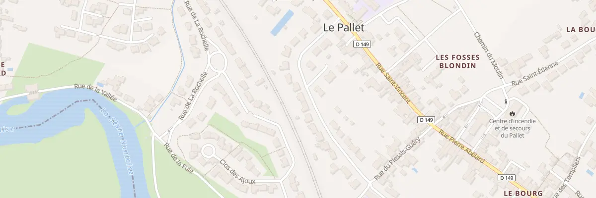 Plan du 14 Rue étienne sautejeau au Pallet
