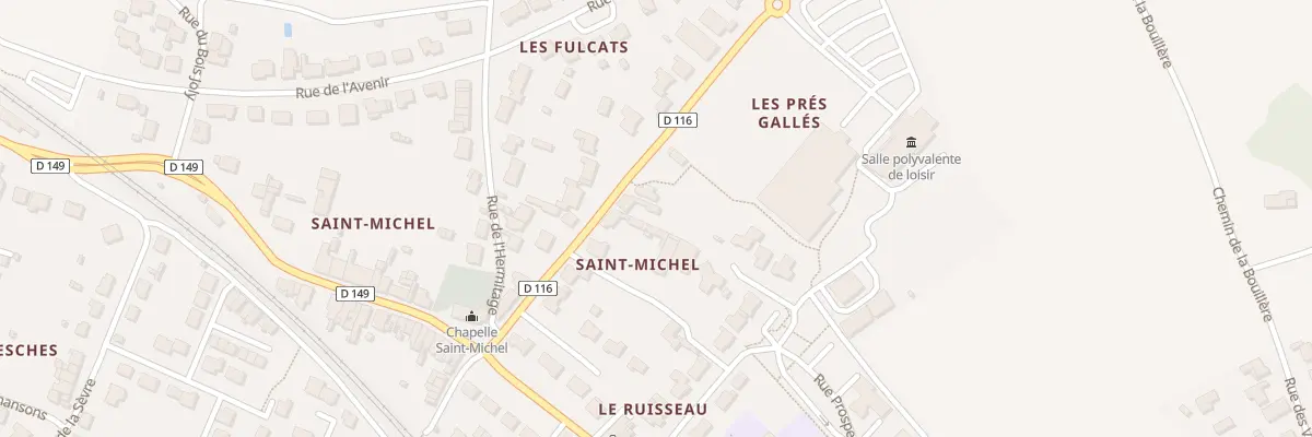 Plan du 8 Rue des sports au Pallet