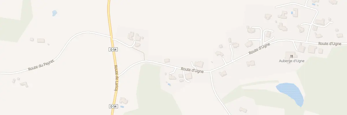 Plan du 2740 Rte d’Ugne à Saubrigues