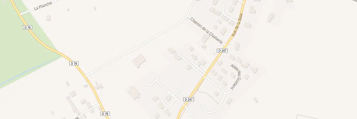 Plan du 58A Rue de la Baie - Saint Martin à Avranches