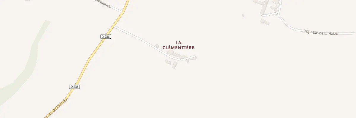 Plan du 3 La Clementiere à Saint-Denis-le-Gast