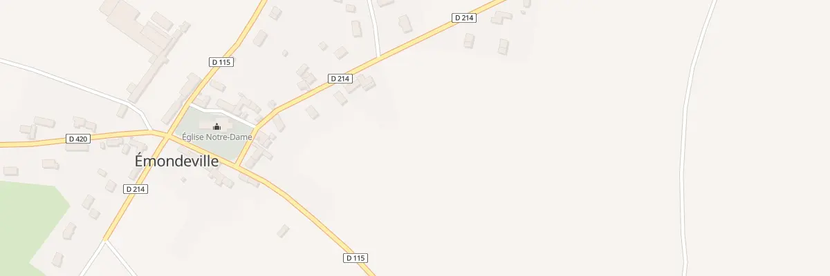 Plan du 54 Hameau de l’Eglise à Émondeville
