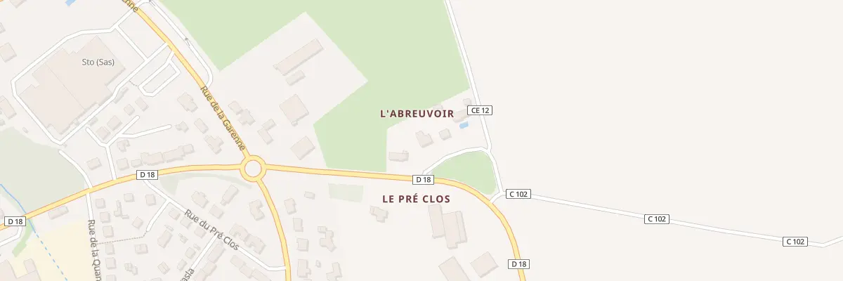 Plan du 2 L’Abreuvoir à La Copechagnière
