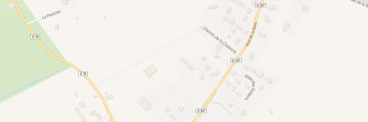 Plan du 58B Rue de la Baie - Saint Martin à Avranches