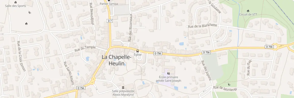 Plan du 11 Rue du chanoine mahot à La Chapelle-Heulin