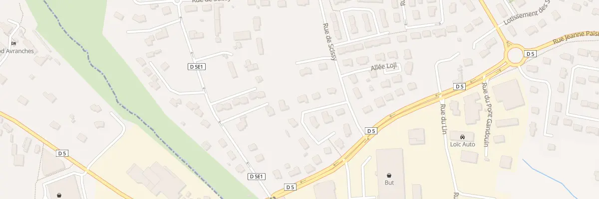 Plan du 6 Rue des Charmilles à Saint-Senier-sous-Avranches