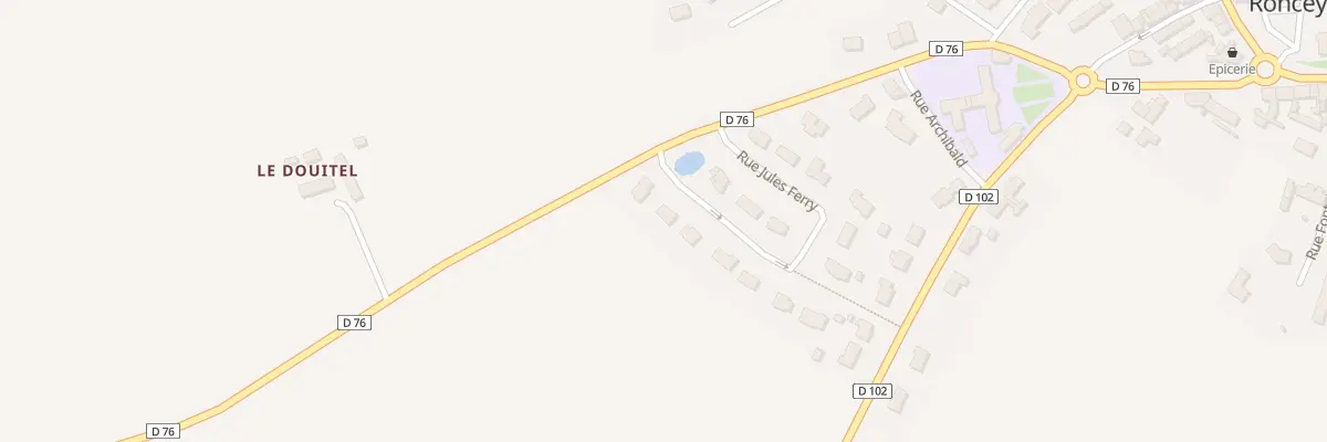 Plan du 2 Lot des Ecoles à Roncey