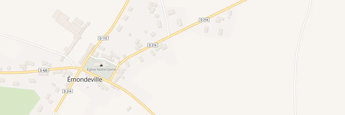 Plan du 52 Hameau de l’Eglise à Émondeville