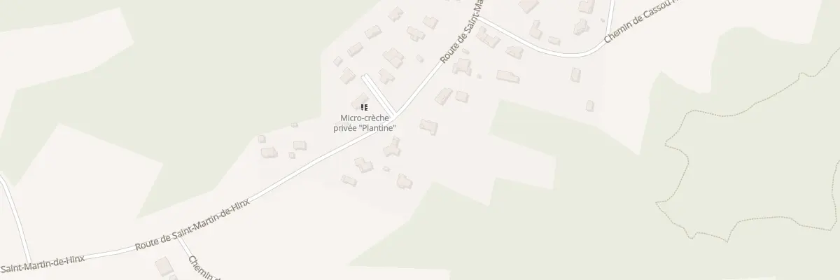Plan du 1178 Rte de Saint-Martin-de-Hinx à Saint-André-de-Seignanx