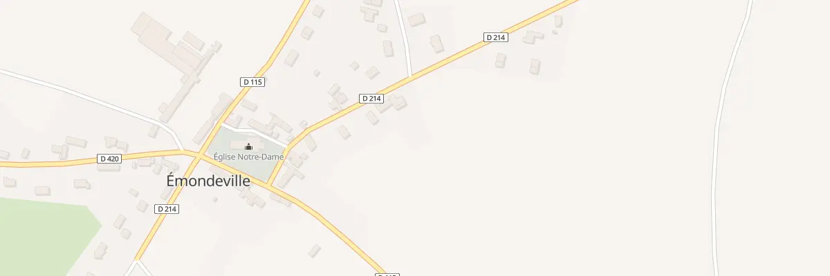Plan du 50 Hameau de l’Eglise à Émondeville