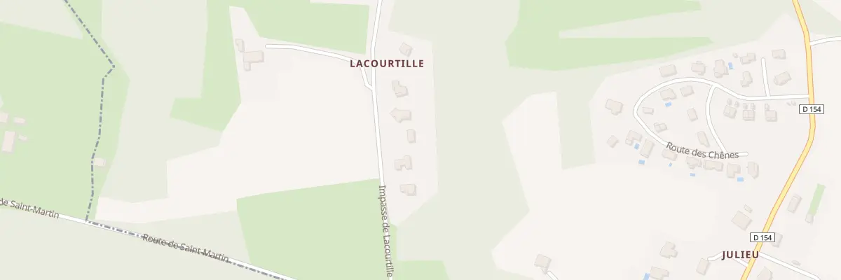 Plan du 194 Imp de Lacourtille à Saint-Barthélemy