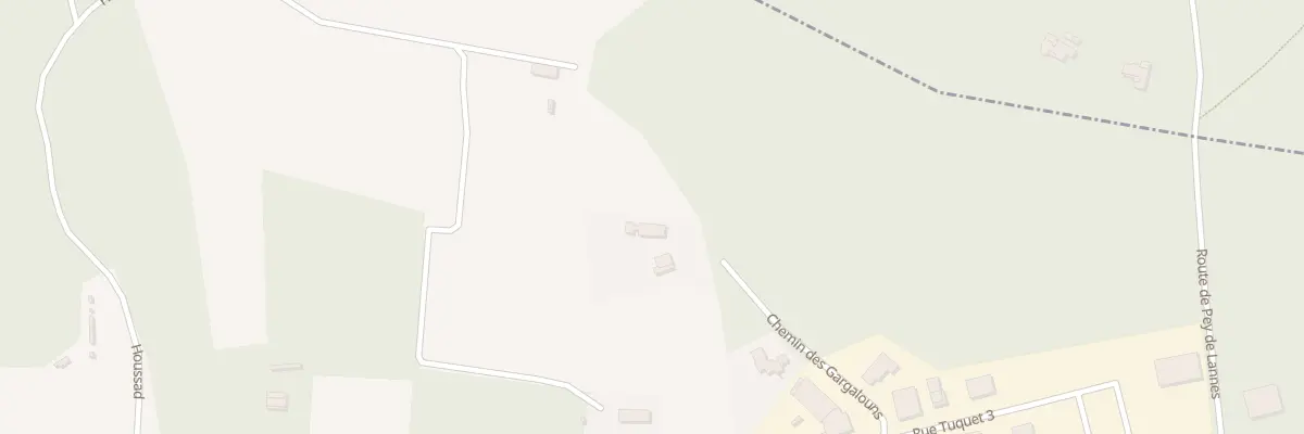Plan du 260 Che des Gargalouns à Angresse