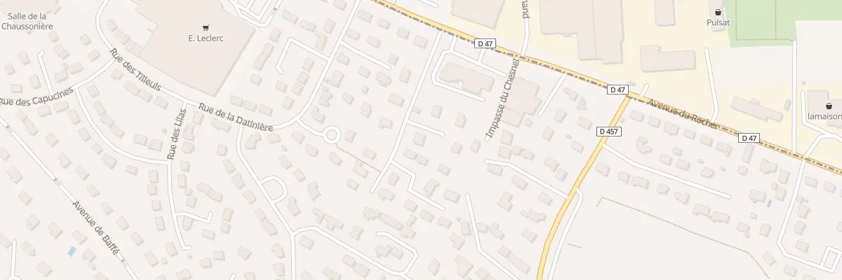 Plan du 5 Rue du Chesnel - Saint Martin à Avranches