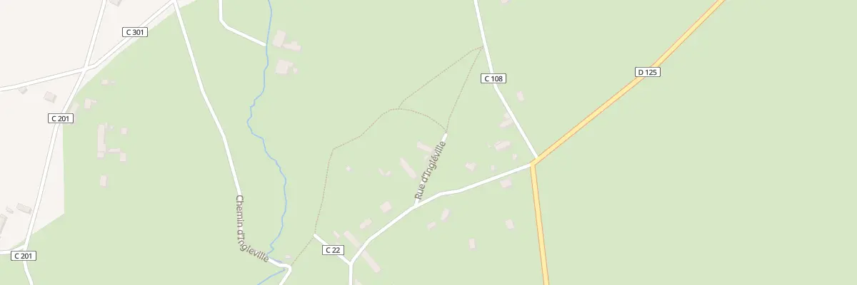 Plan du 22 Rue d’Ingleville à Tocqueville