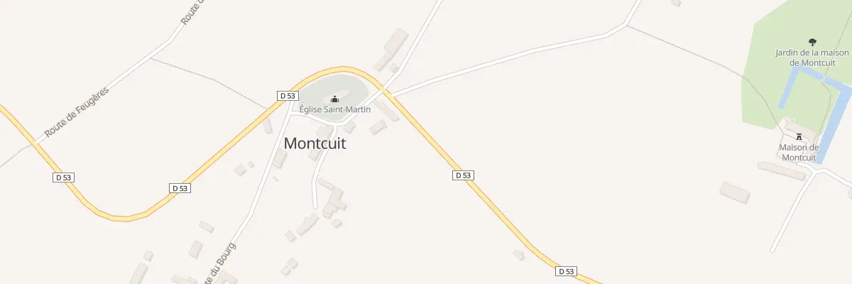 Plan du 5008 La Couture à Montcuit