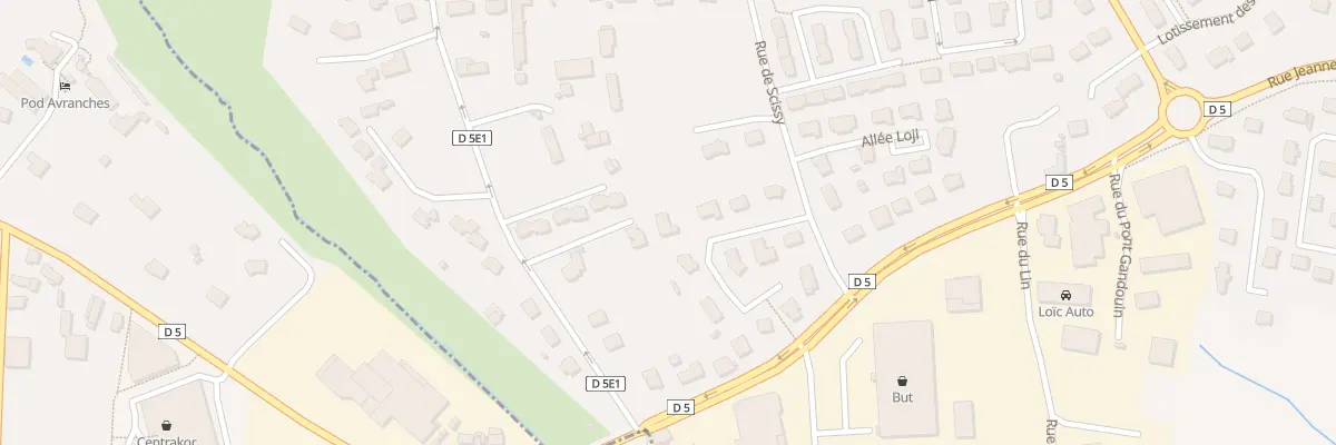 Plan du 8 Rue des Charmilles à Saint-Senier-sous-Avranches