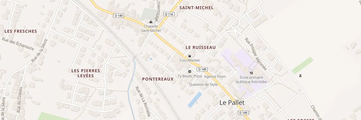 Plan du 37T Rue saint-vincent au Pallet