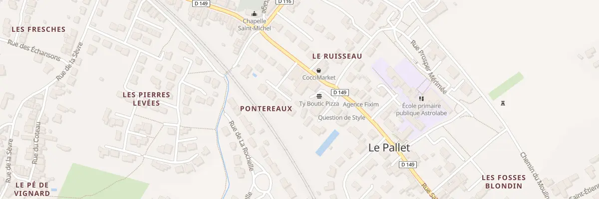 Plan du 37B Rue saint-vincent au Pallet