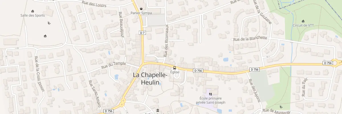 Plan du 3 Pl Jean Beauquin à La Chapelle-Heulin