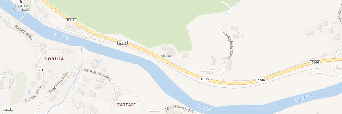 Plan du 5254 Erramondeguya à Bidarray