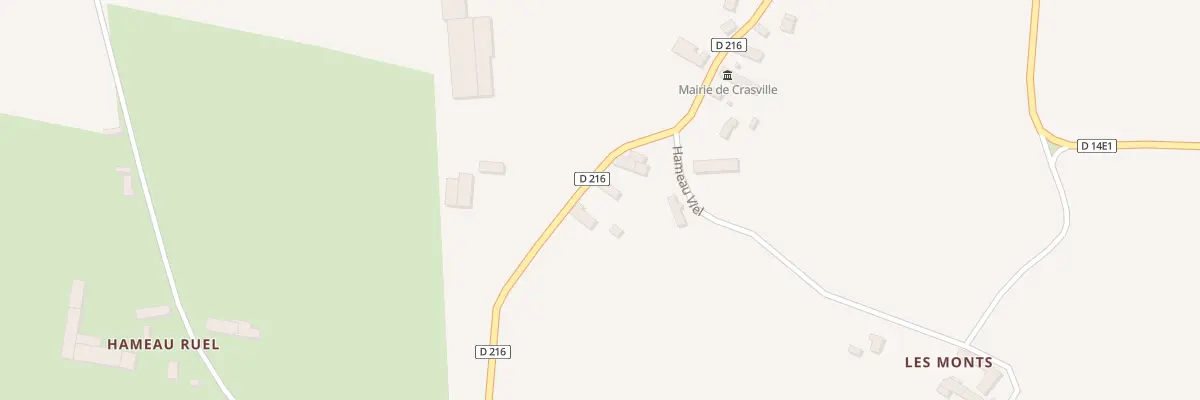 Plan du 3 La Ratterie à Crasville