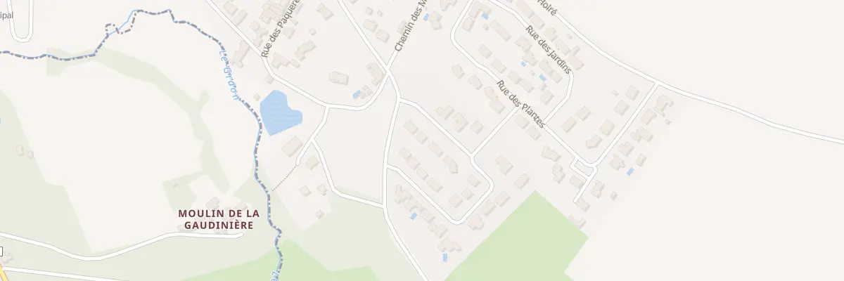 Plan du 4 Rue des fruitiers au Champ-Saint-Père
