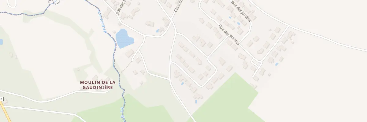 Plan du 3 Rue des ruchers au Champ-Saint-Père