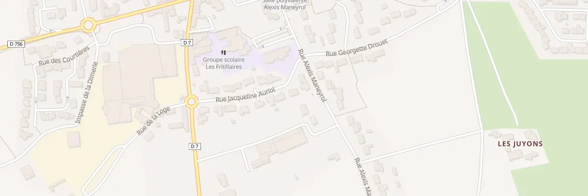 Plan du 1 Rue jacqueline auriol à La Chapelle-Heulin
