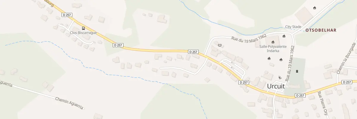 Plan du 1476 Rte du Bourg à Urcuit
