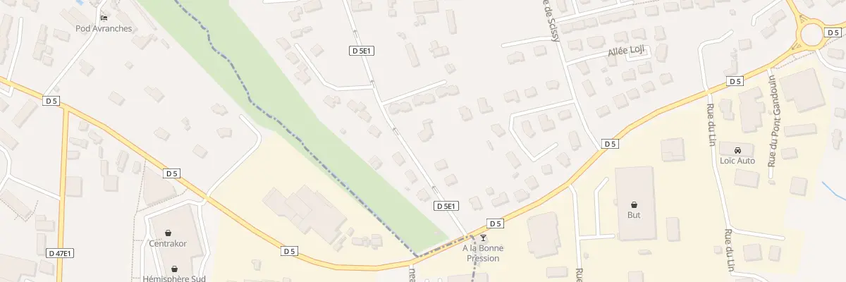 Plan du 12 Rue de l’Eglise à Saint-Senier-sous-Avranches