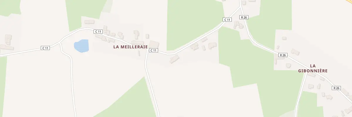 Plan du 111 La Meilleraie à Riaillé