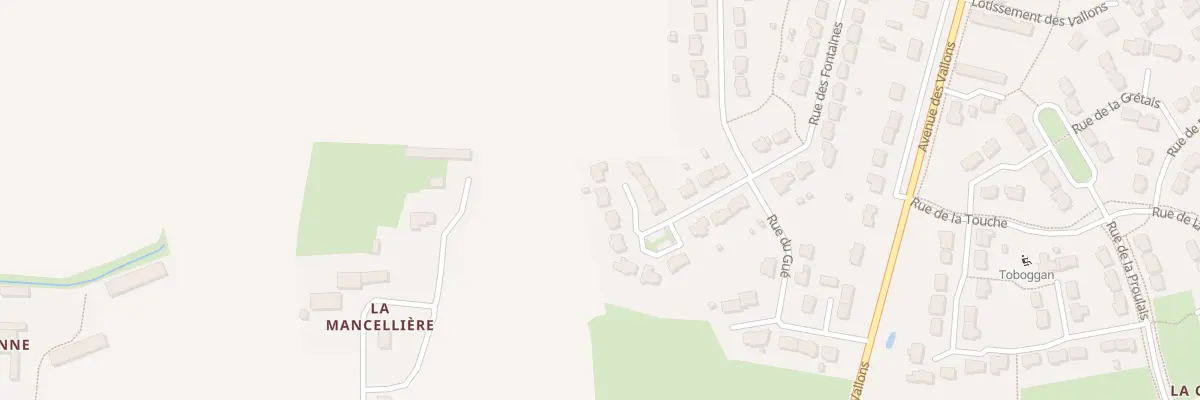 Plan du 43 Rue des Fontaines à Louvigné-de-Bais