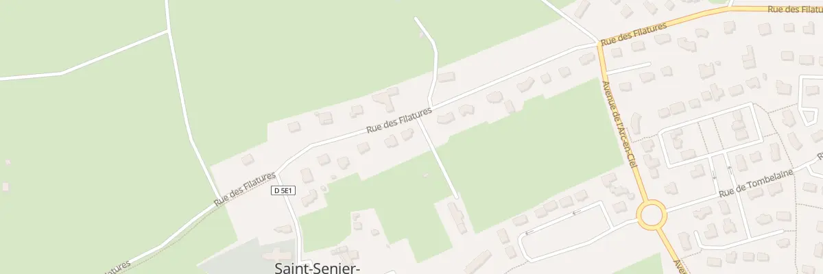 Plan du 40 Rue des Filatures à Saint-Senier-sous-Avranches