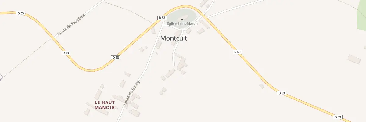 Plan du 5005 Bas du Village Es Yons à Montcuit