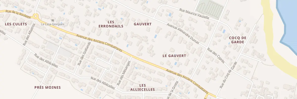 Plan du 44 Av des Anciens Combattants à La Brée-les-Bains