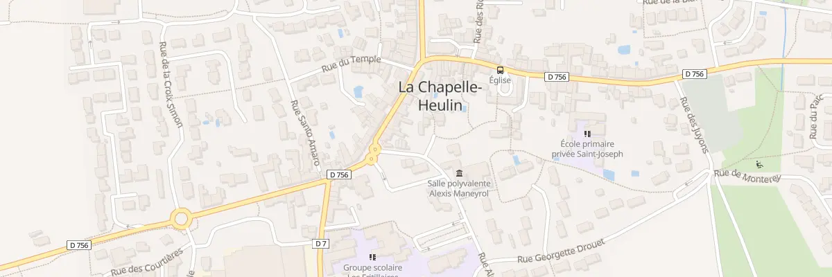 Plan du 5 Rue alexis maneyrol à La Chapelle-Heulin