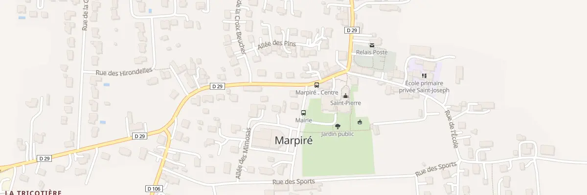 Plan du 5179 Le Bourg à Marpiré