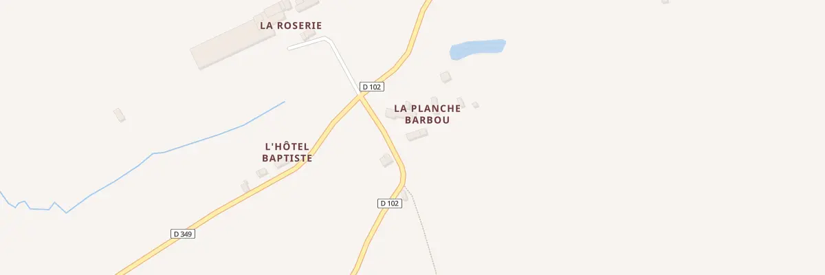 Plan du 7 La Planche Barbou à Roncey