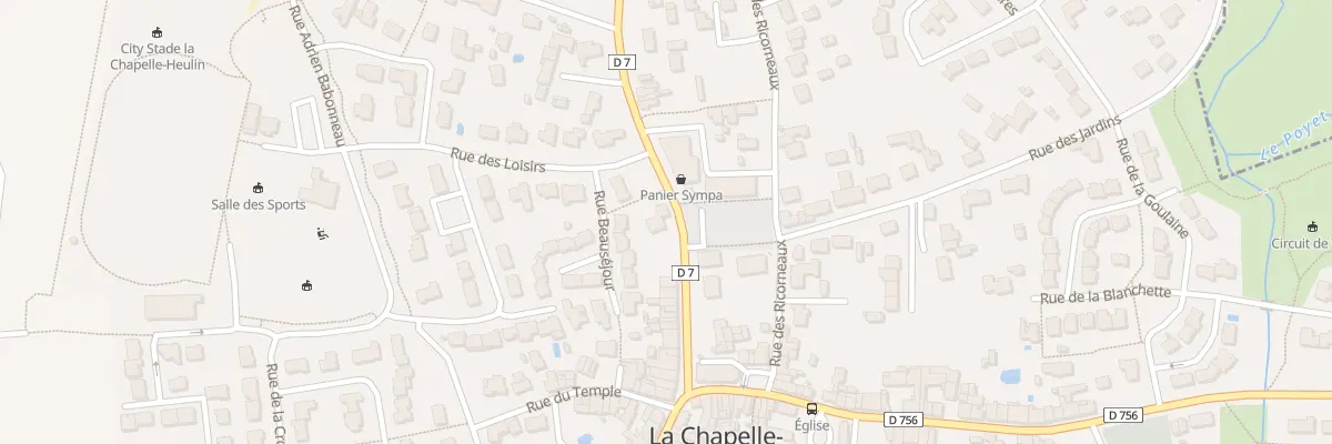 Plan du 19 Rue andré ripoche à La Chapelle-Heulin