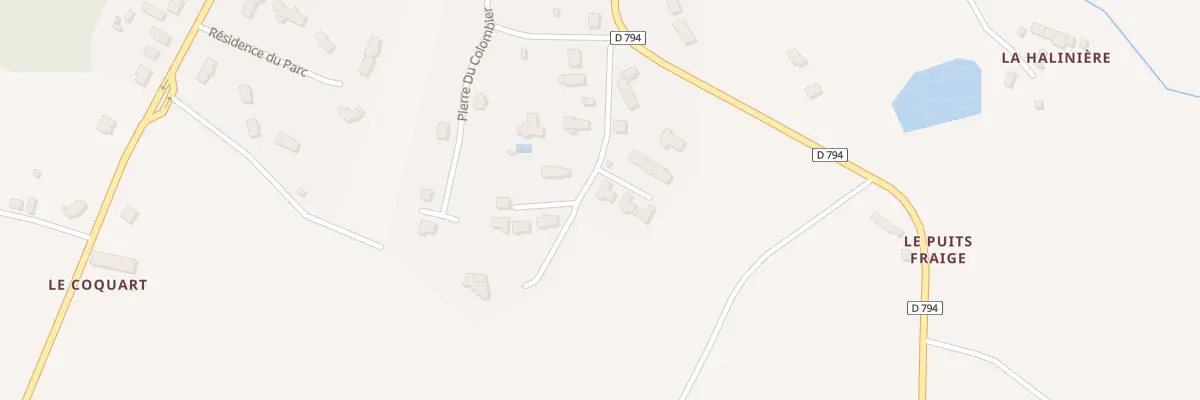 Plan du 20 All du Clos de la Merceraye à Livré-sur-Changeon