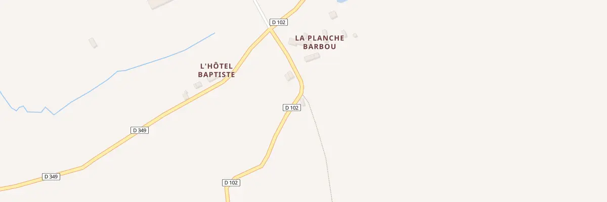 Plan du 9001 L’Hotel Baptiste à Roncey