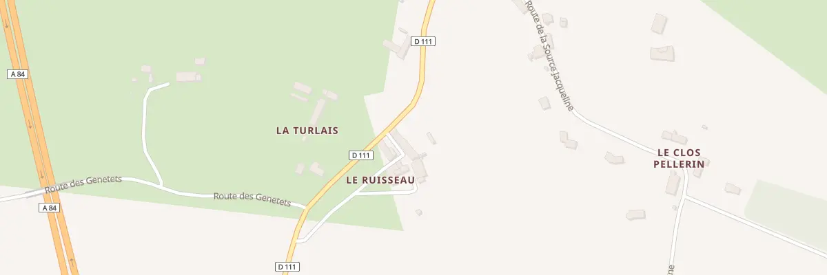 Plan du 3 Le Ruisseau - Carnet à Saint-James